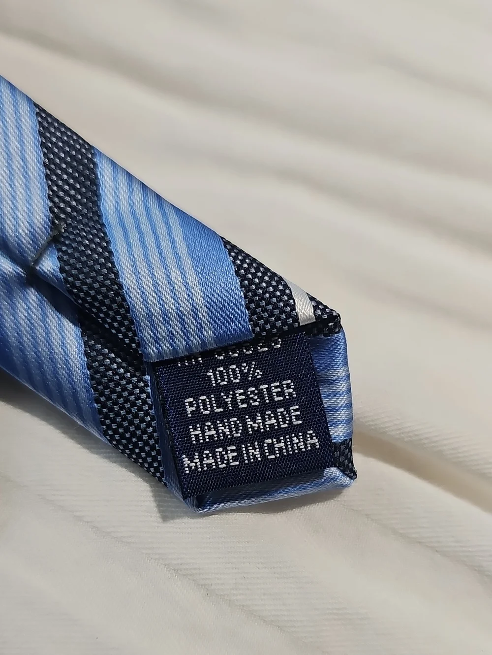 Croft & Barrow Men's Blue Striped Tie